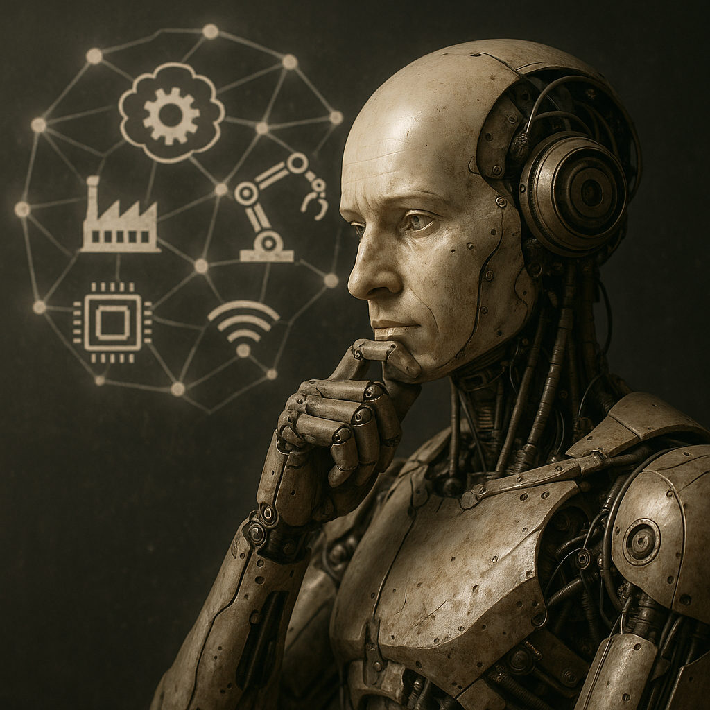 Contemplative Robot Amidst Automation Network